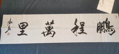 鹏程万里国家一级书法师李傲然老师作品 - 鹏程万里国家一级书法师李傲然老师作品