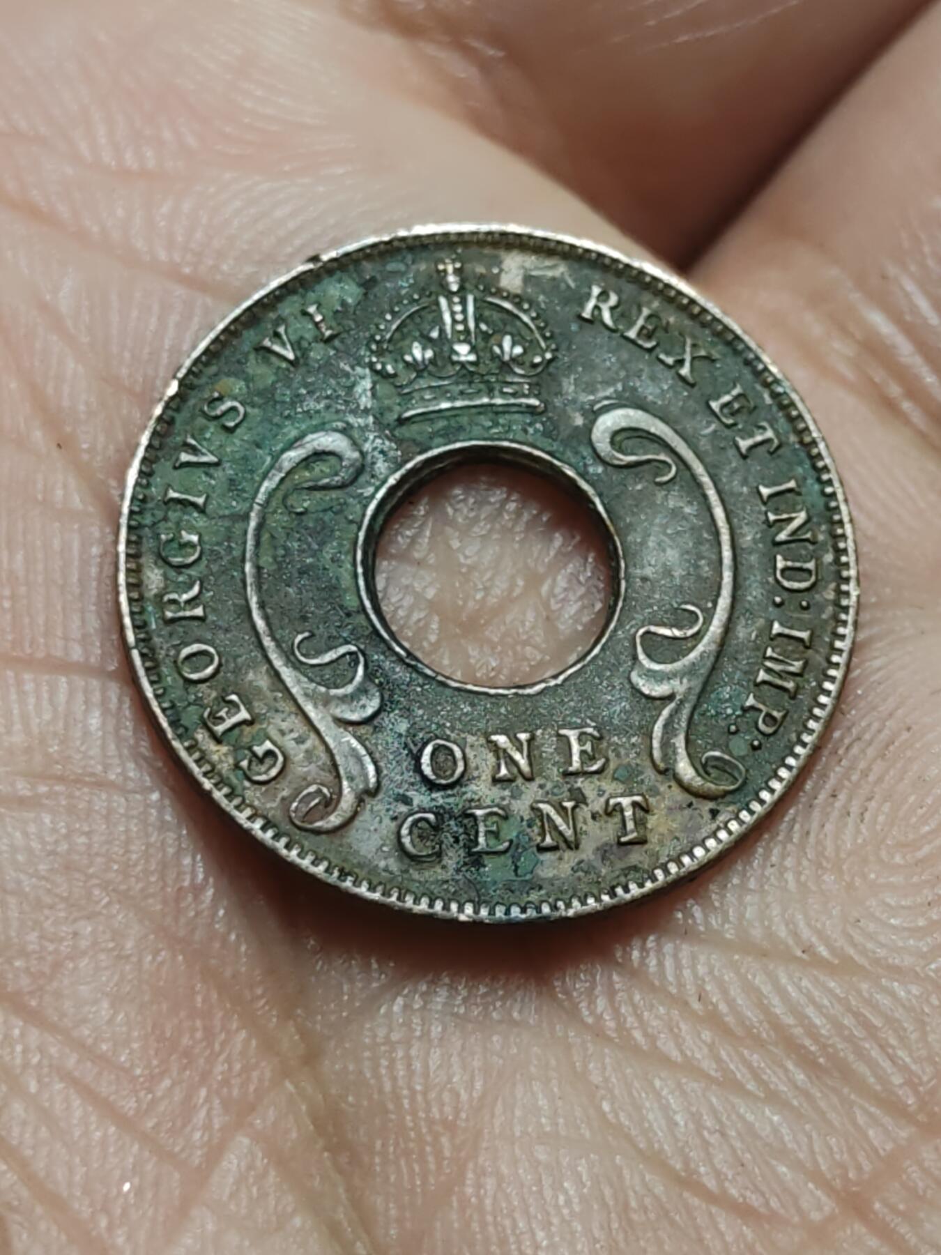 2026年第四十三场(总第二百一十二场）外国好品散币场(免佣金) 英属东非1942年1分(乔治六世第一版)