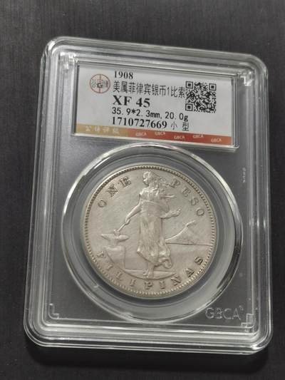 天下钱庄专场欢迎参拍 - 美属菲律宾一比索银币