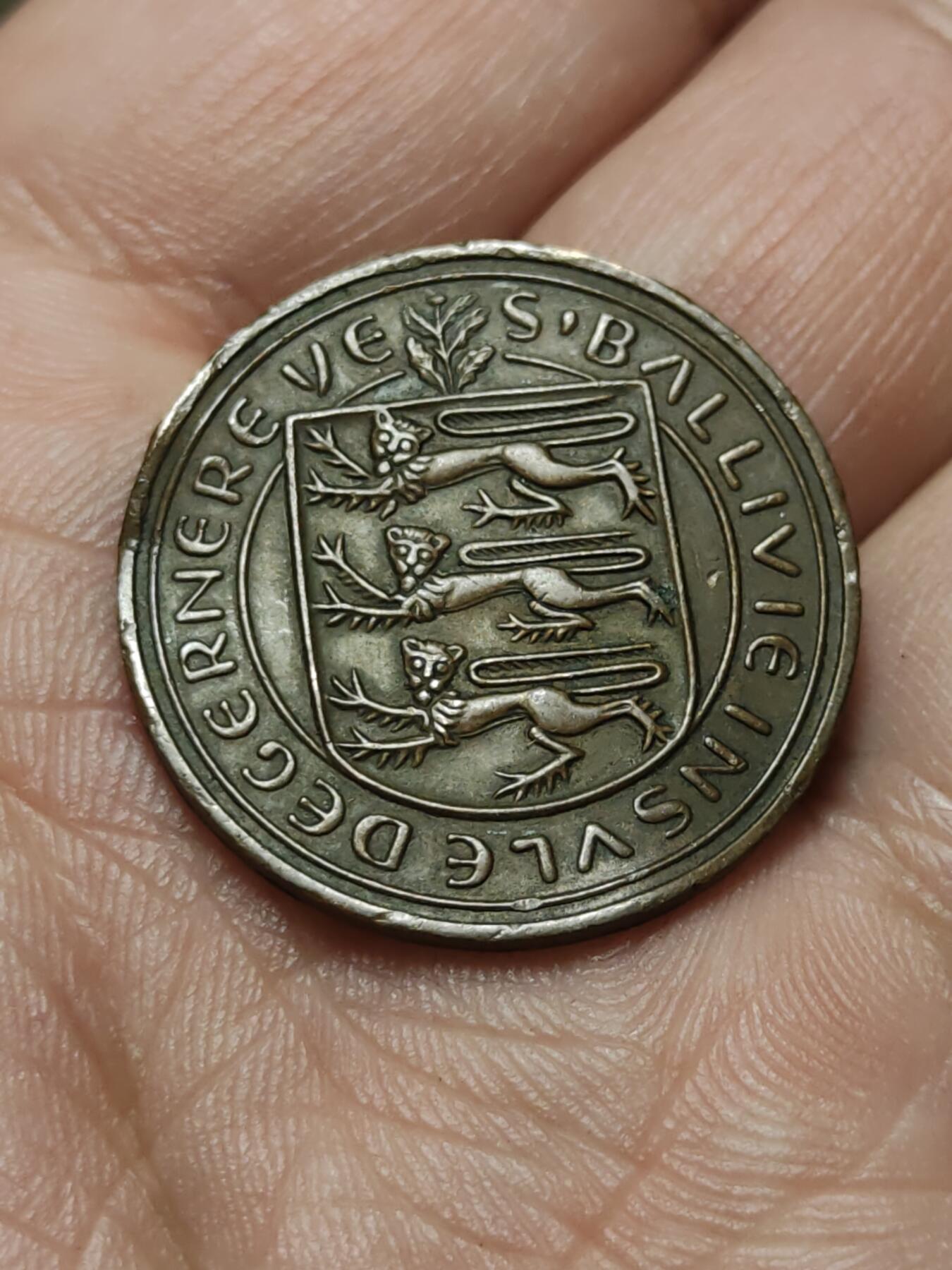 2026年第四十三场(总第二百一十二场）外国好品散币场(免佣金) 币不平–英属根西岛🇬🇬1956年4道布(伊丽莎白二世时期，最后一版4道布)