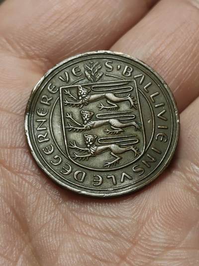 2026年第四十三场(总第二百一十二场）外国好品散币场(免佣金) - 币不平–英属根西岛🇬🇬1956年4道布(伊丽莎白二世时期，最后一版4道布)