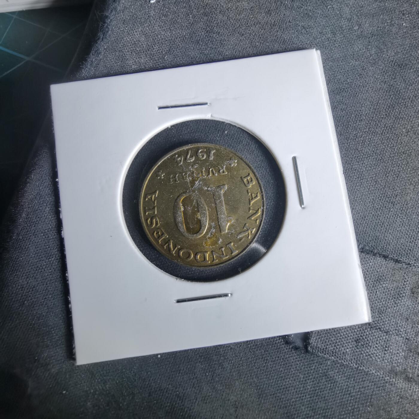 沼泽如烟--第1049场 印度尼西亚1974年10卢比