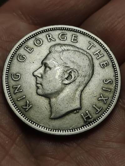 2026年第四十三场(总第二百一十二场）外国好品散币场(免佣金) - 新西兰🇳🇿1950年半克朗(乔治六世第三版)