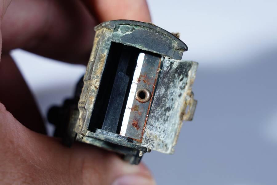 上海都达杂项专场八十一【全场包邮】  合金蒸汽火车头造型卷笔刀摆件65-340