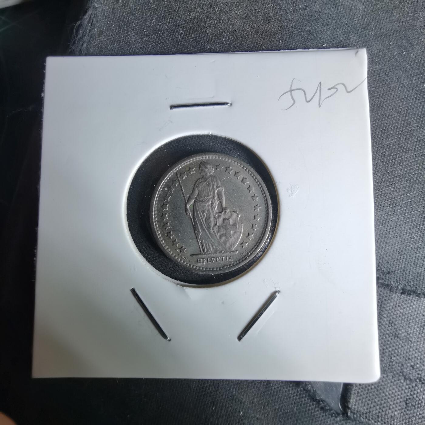 沼泽如烟--第1052场 瑞士1968年半法郎