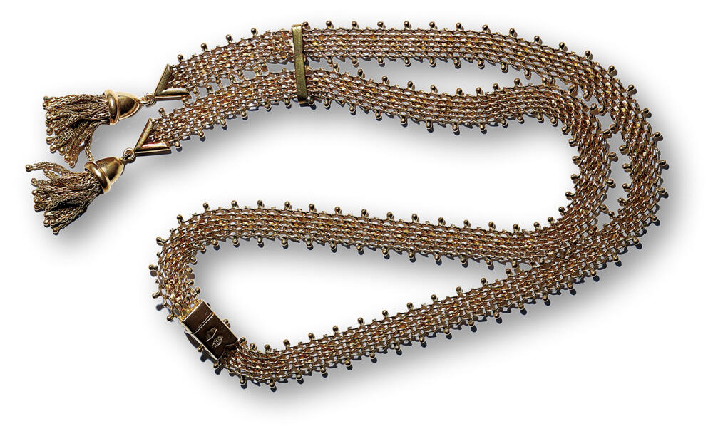 德泉缘2026年三亚春季拍卖会 18K 金项链一件  重 38g