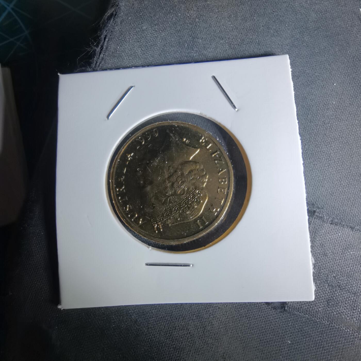 沼泽如烟--第1052场 澳大利亚1999年一元纪念币