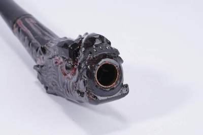 上海都达杂项专场102【全场包邮】  漆木龙头烟嘴63-347