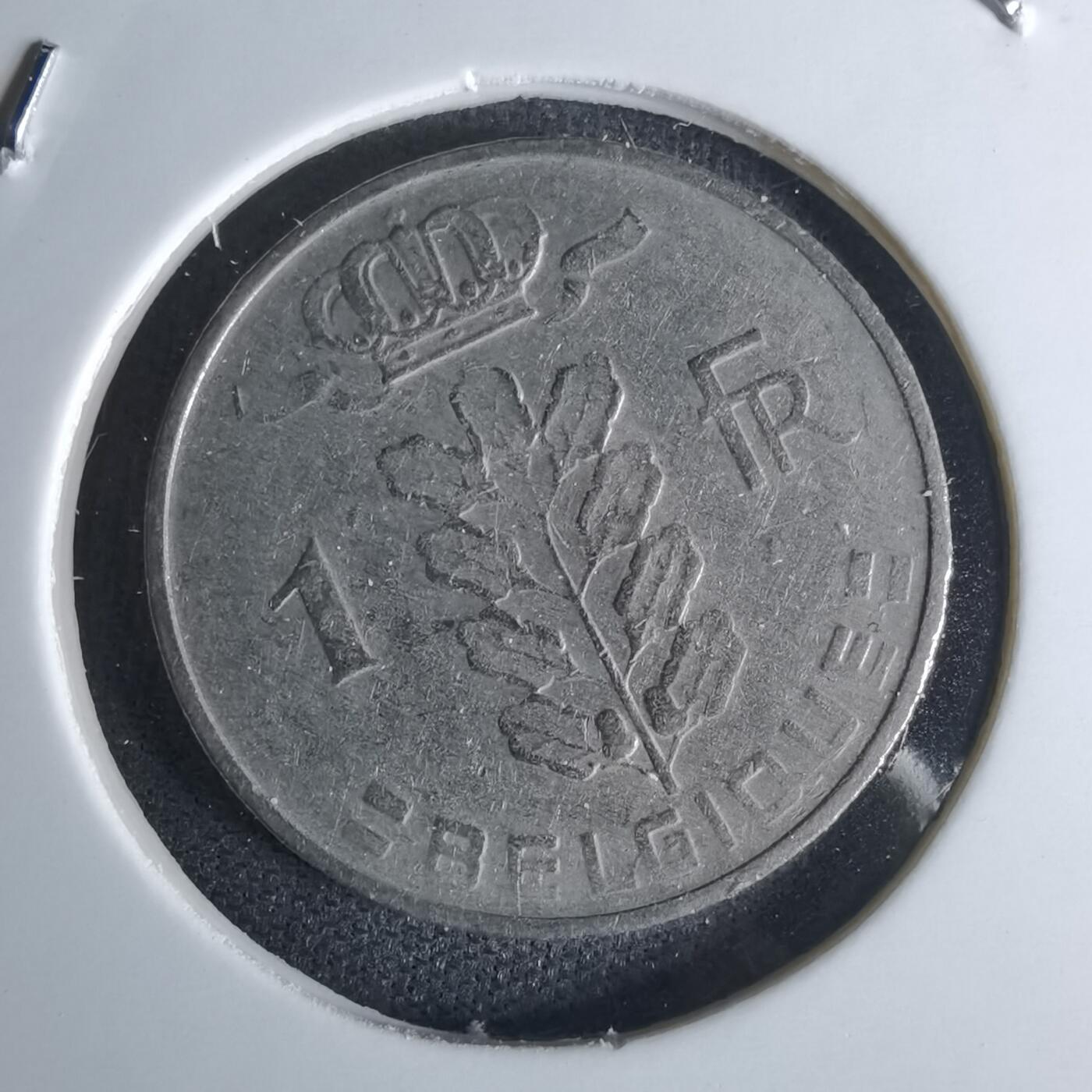 沼泽如烟--第1052场 比利时1966年1法郎