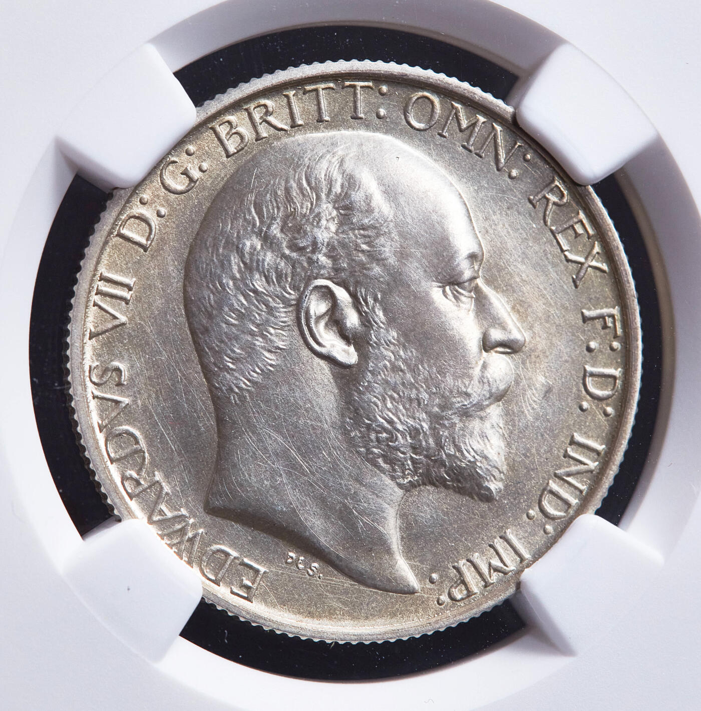 【俄甄集藏】满园春色-2026年(051)04-22星期三 晚 19:30 全场包邮 英国1902年爱德华七世精制海神1福林银币，NGC PF61 MATTE，黄油彩包浆，磨砂底板，名誉品种