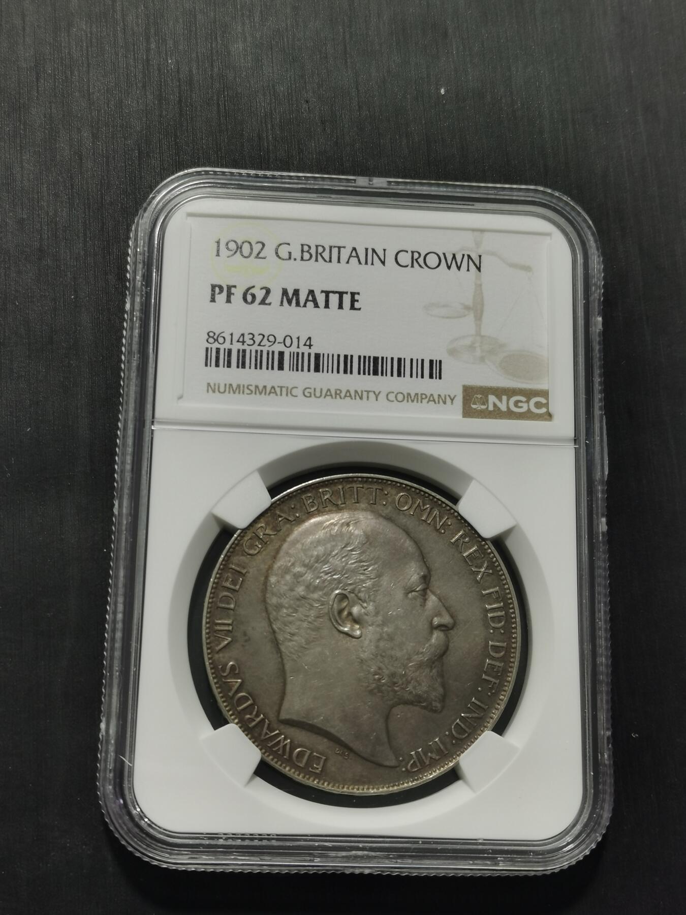 天下钱庄专场欢迎参拍 NGC PF62爱德华七世马剑银币