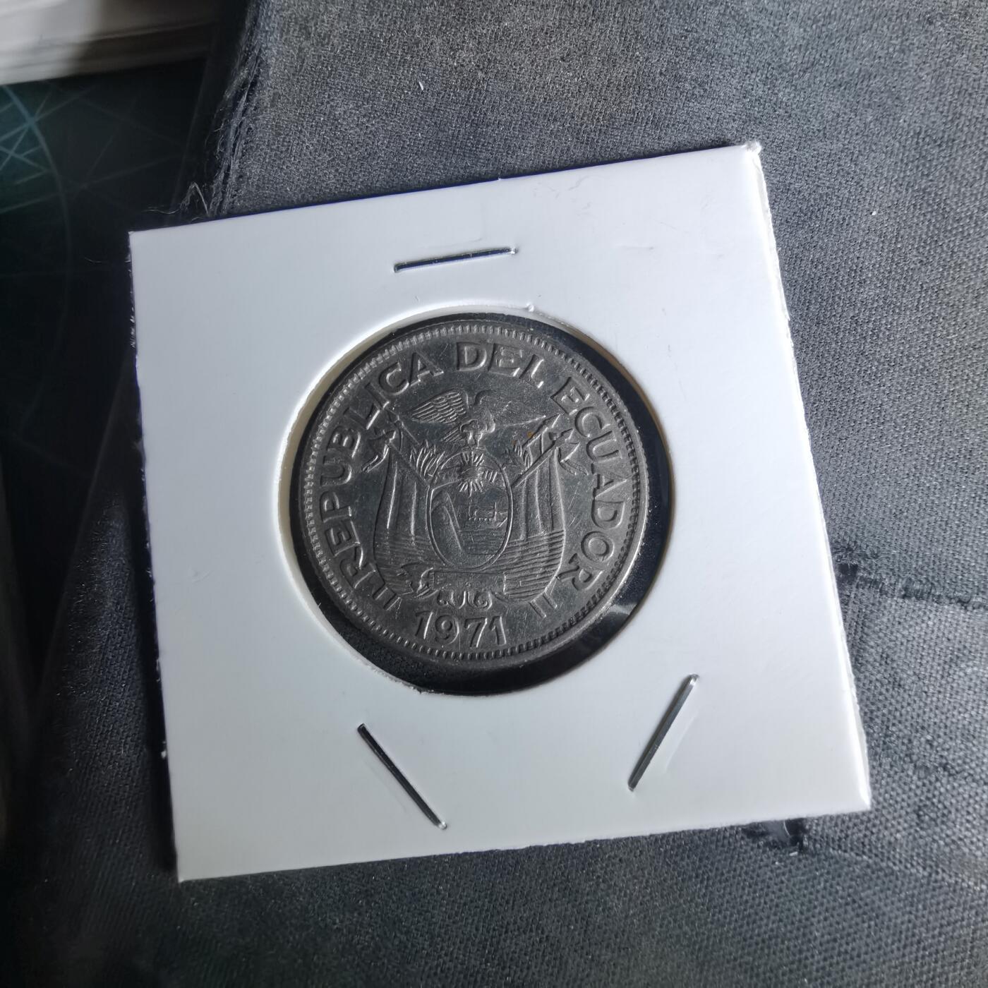 沼泽如烟--第1052场 厄瓜多尔1971年1苏克雷