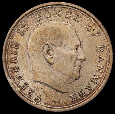 修遠堂世界钱币第111期 - 1967年丹麦玛格丽特公主结婚纪念10克朗银币 20.40g，含银80%