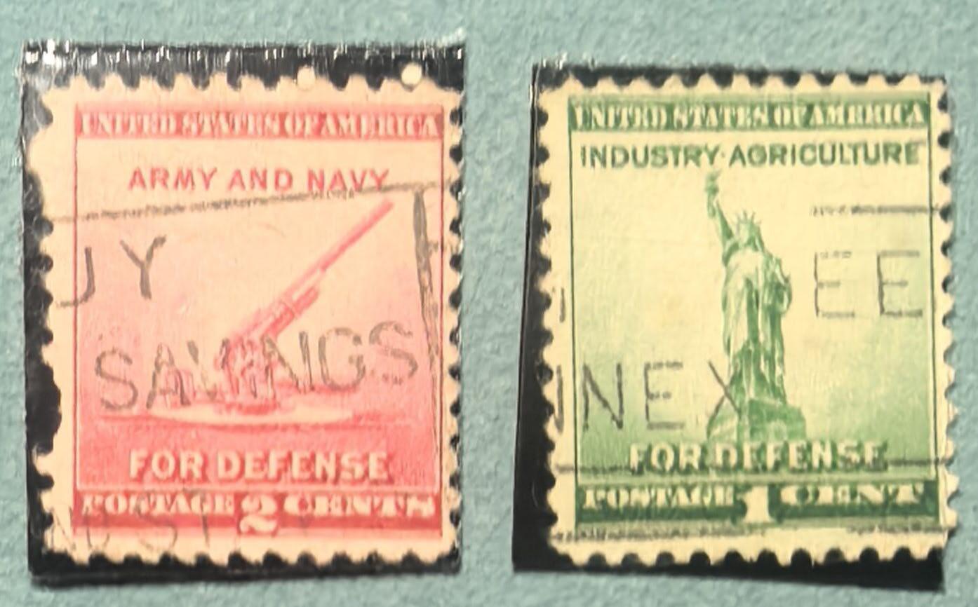 盛世勋华——号角文化勋章邮票专场拍卖第314期 美国邮政1940年 2全 国防邮票