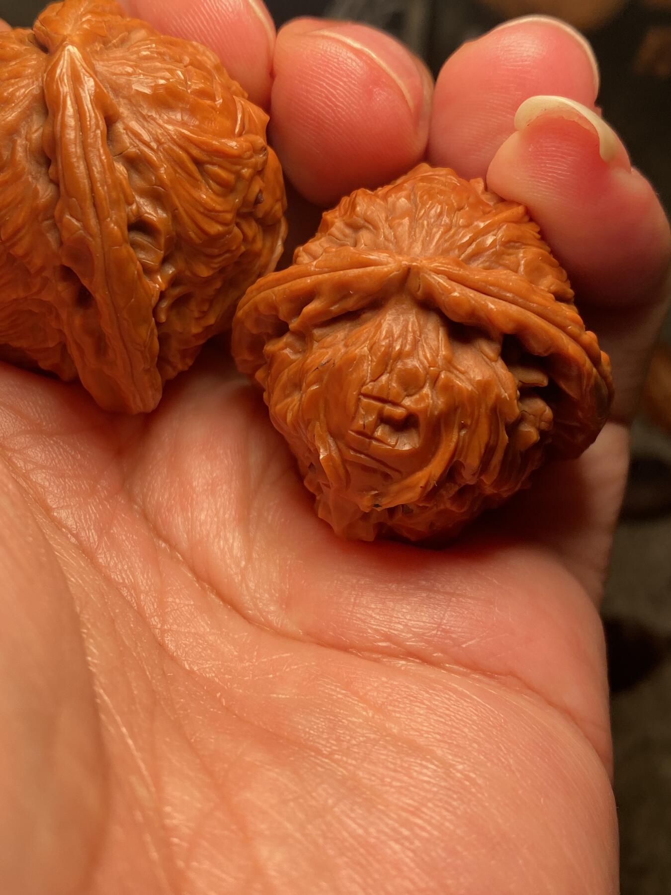 捡漏苏州非物质文化遗产，核雕艺术老苏工 福利苏工核雕，纯手工雕刻,核桃老苏工钟馗百态个性十足，等待有缘人，市场无同款，尺寸3。58喜欢的来