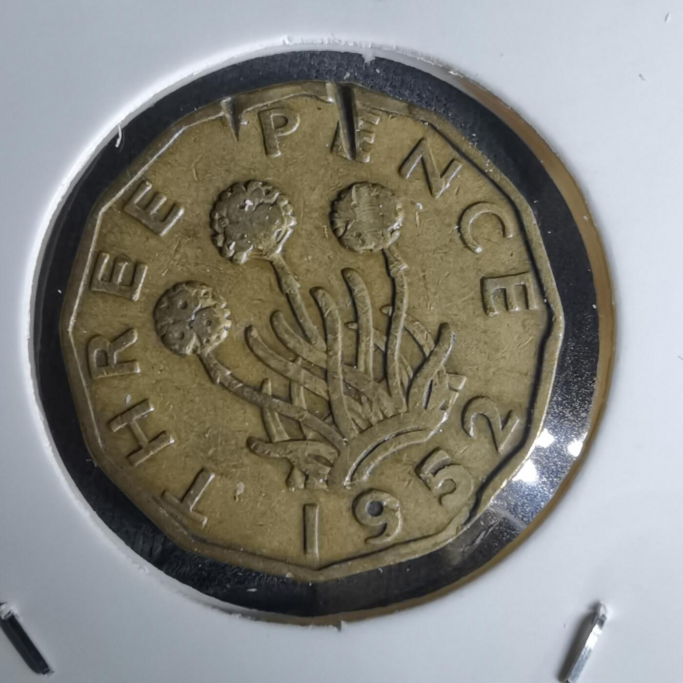 沼泽如烟--第1052场 英国1952年3便士