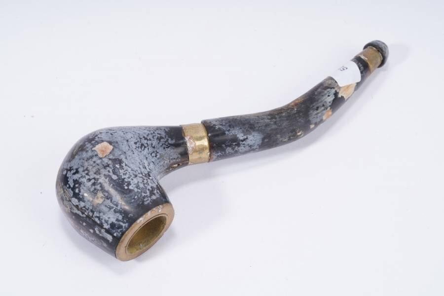 上海都达杂项专场八十一【全场包邮】  老式牛角烟斗63-346