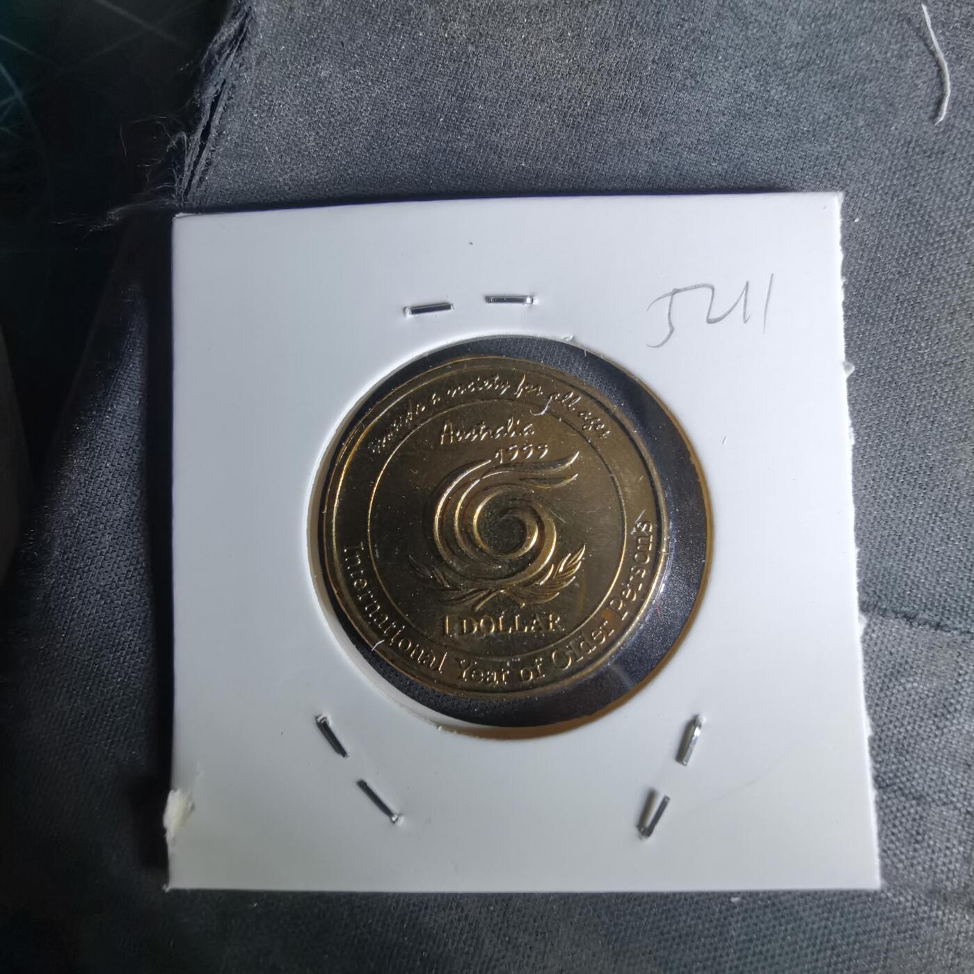 沼泽如烟--第1052场 澳大利亚1999年一元纪念币