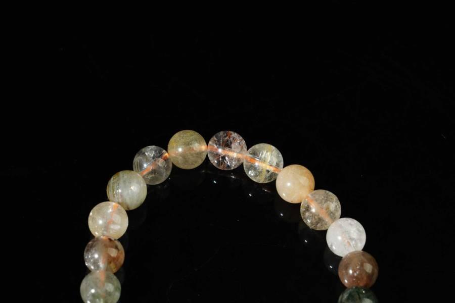 上海都达杂项专场八十一【全场包邮】  彩兔毛水晶手串65-171