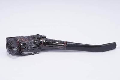 上海都达杂项专场102【全场包邮】  漆木龙头烟嘴63-347