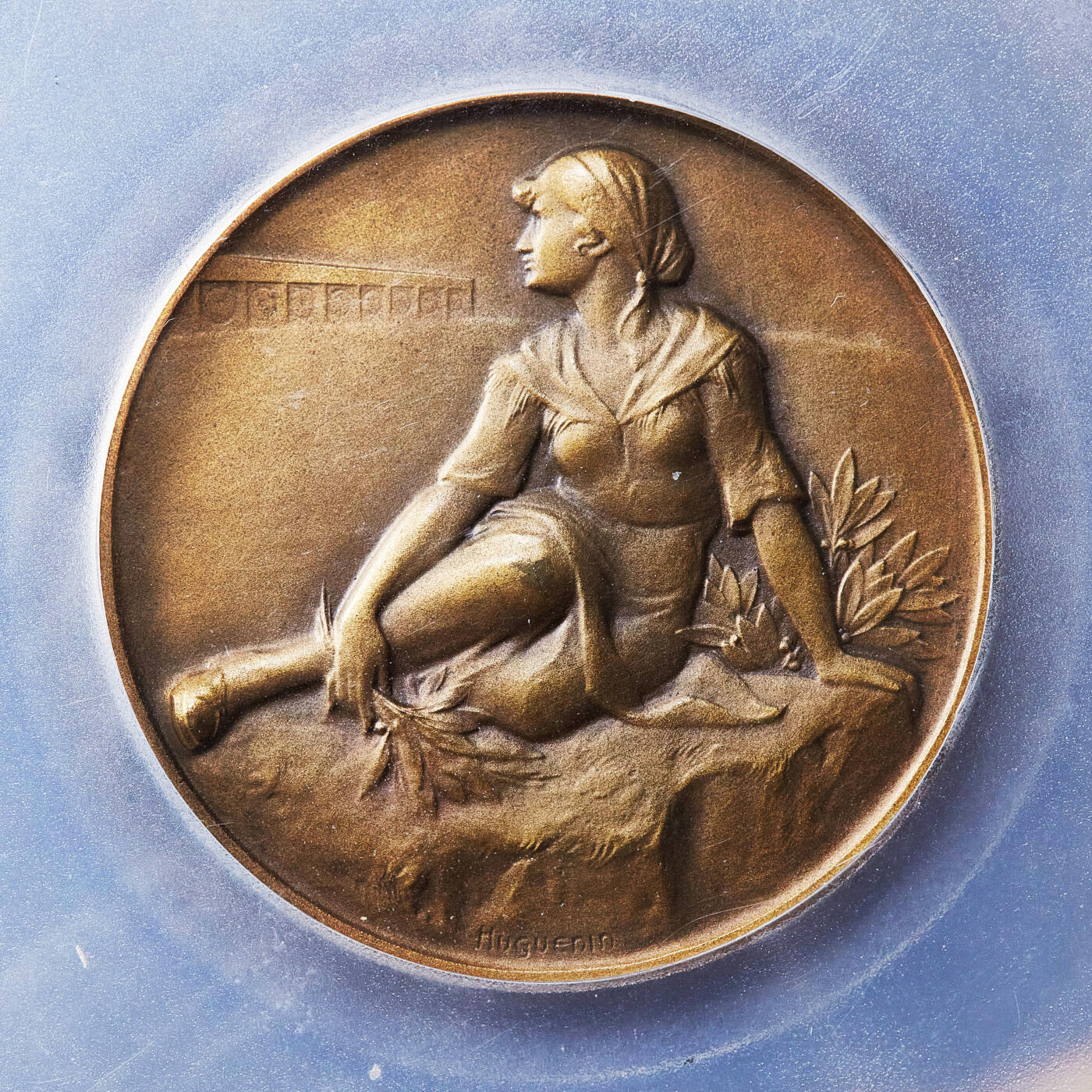 【俄甄集藏】满园春色-2026年(051)04-22星期三 晚 19:30 全场包邮 瑞士1929年纪念提契诺-贝林佐纳射击节大铜章，PCGS SP64，三泉喷泉设计精美，直径：50mm，经典品种