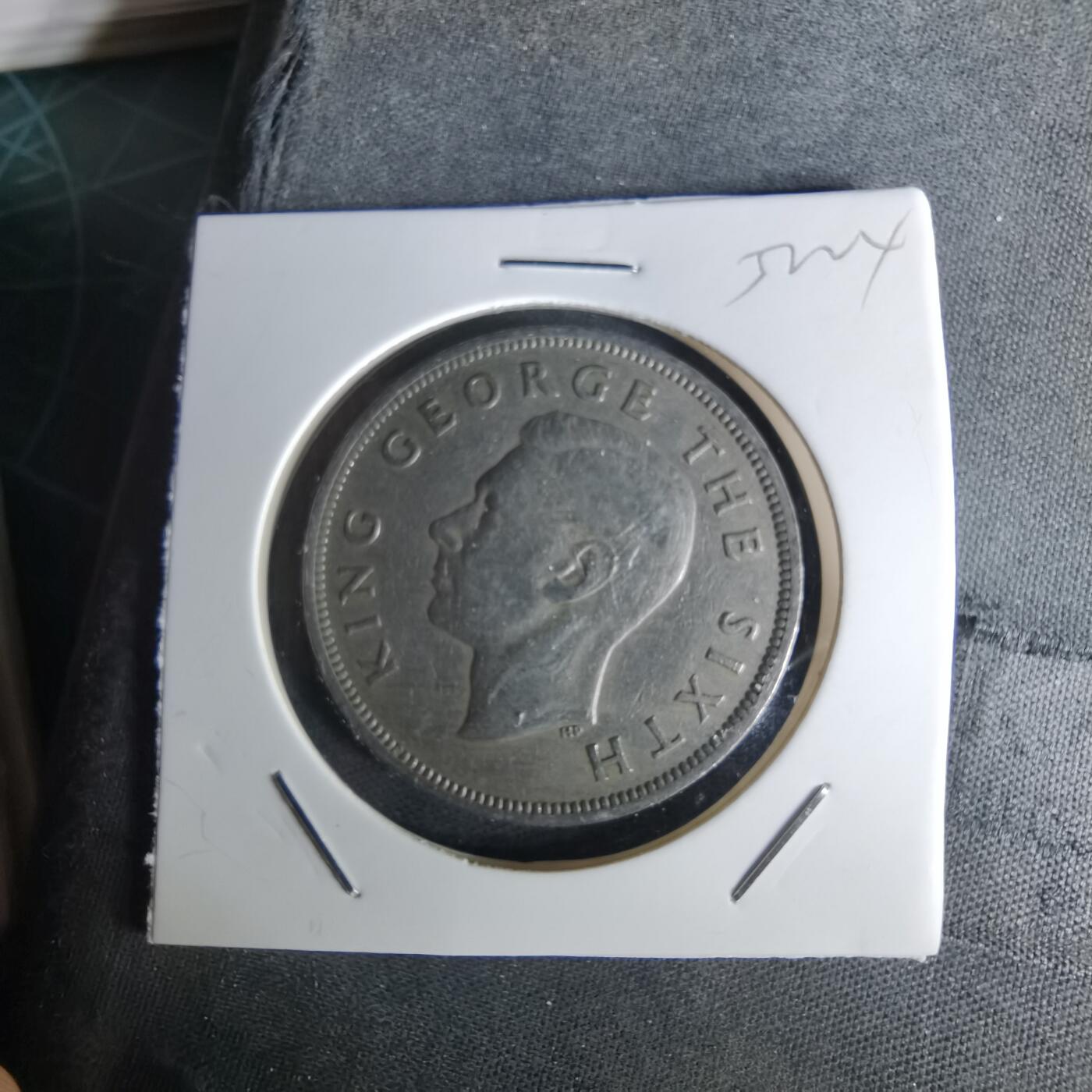 沼泽如烟--第1052场 新西兰1948年半克朗