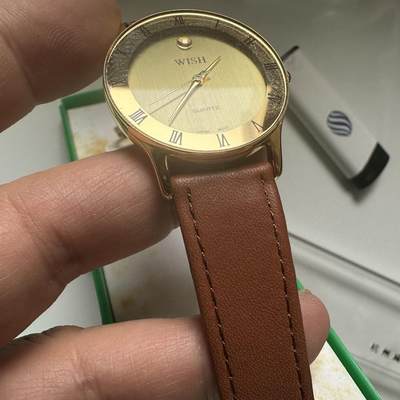 🌹外币初藏🌹🐯2026年第41场   每周二四六晚8️⃣点 世界钱币 威士防水石英表 真皮表带