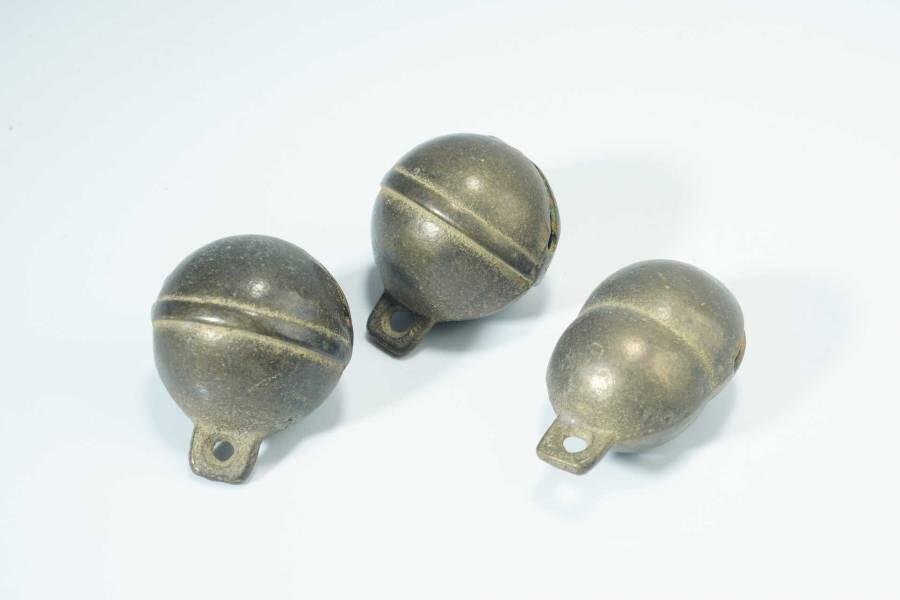 上海都达杂项专场八十一【全场包邮】  清代 老铃铛3件65-330