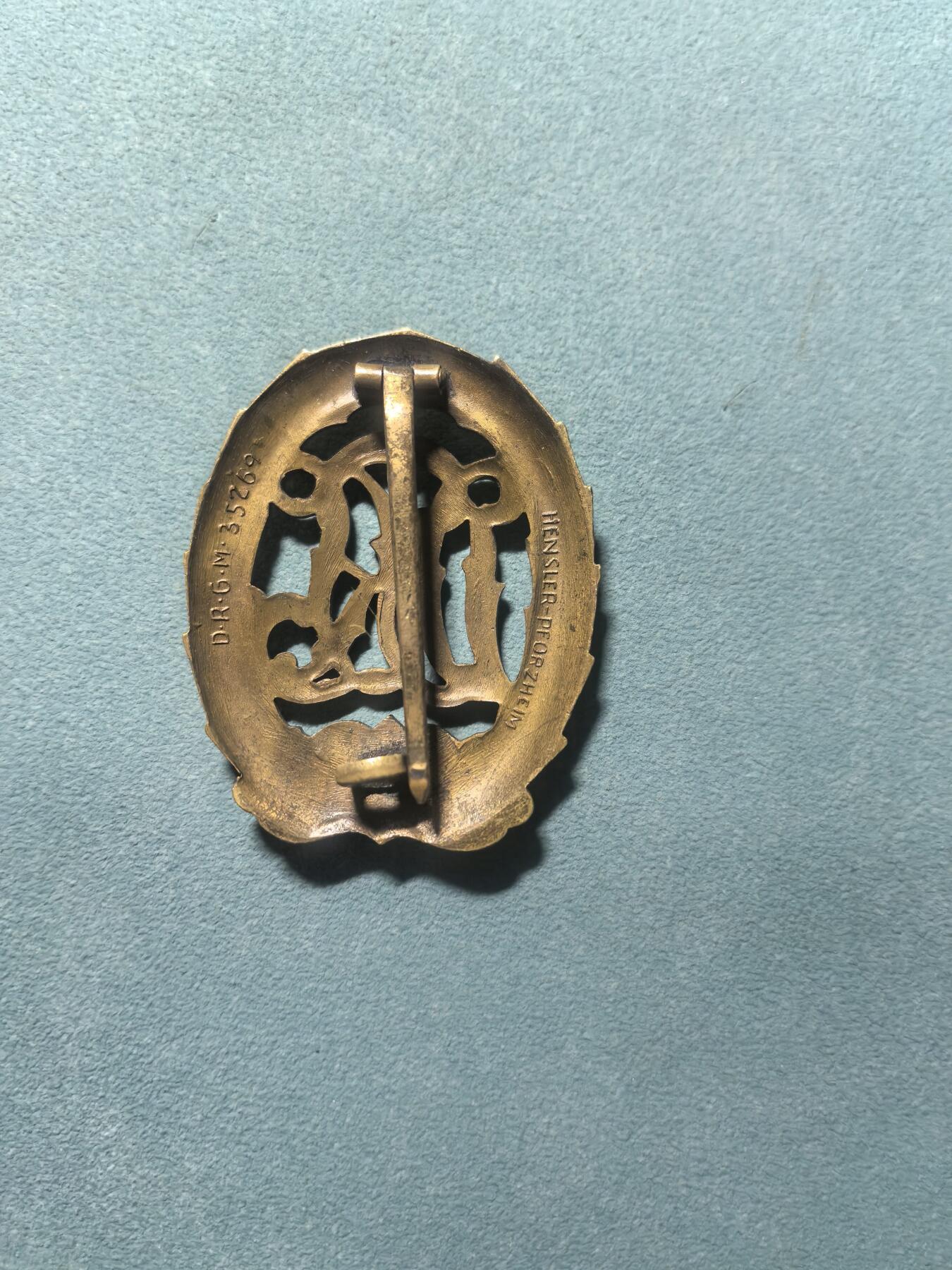 盛世勋华——号角文化勋章邮票专场拍卖第314期 德国（1939）铜级体能奖章 带厂标