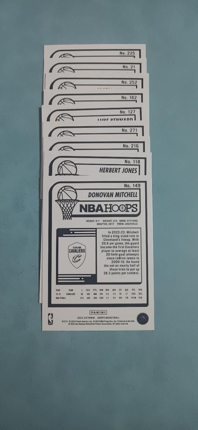 四月十四  小林卡牌 不寄存 球星卡 九张