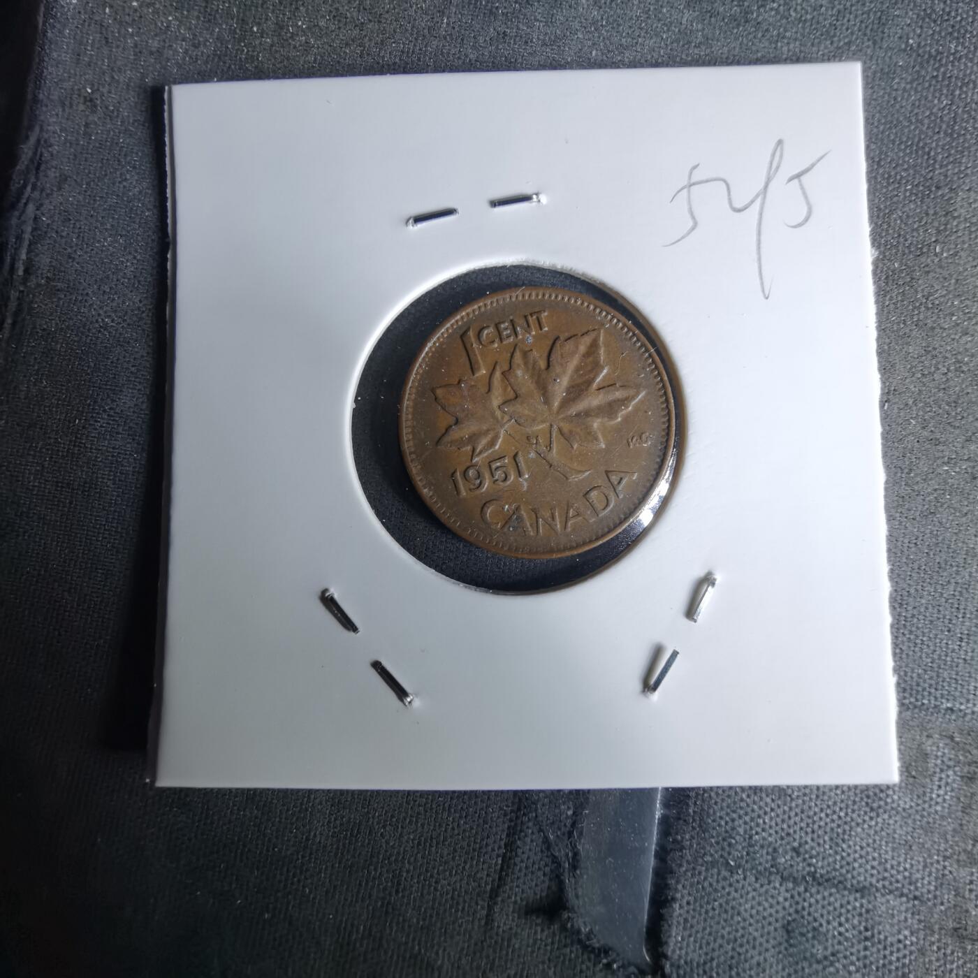 沼泽如烟--第1052场 加拿大1951年一分