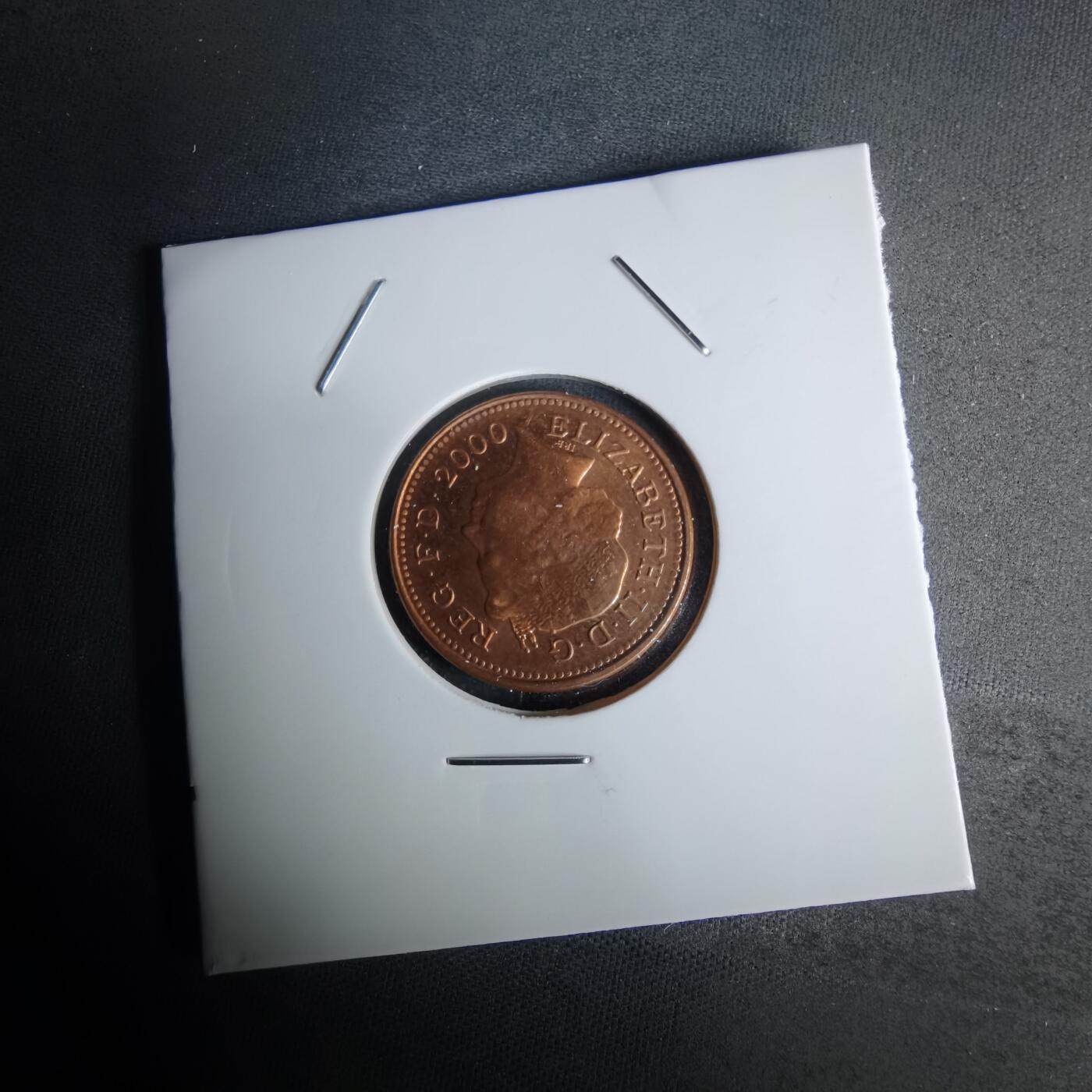 沼泽如烟--第1052场 英国2000年1便士