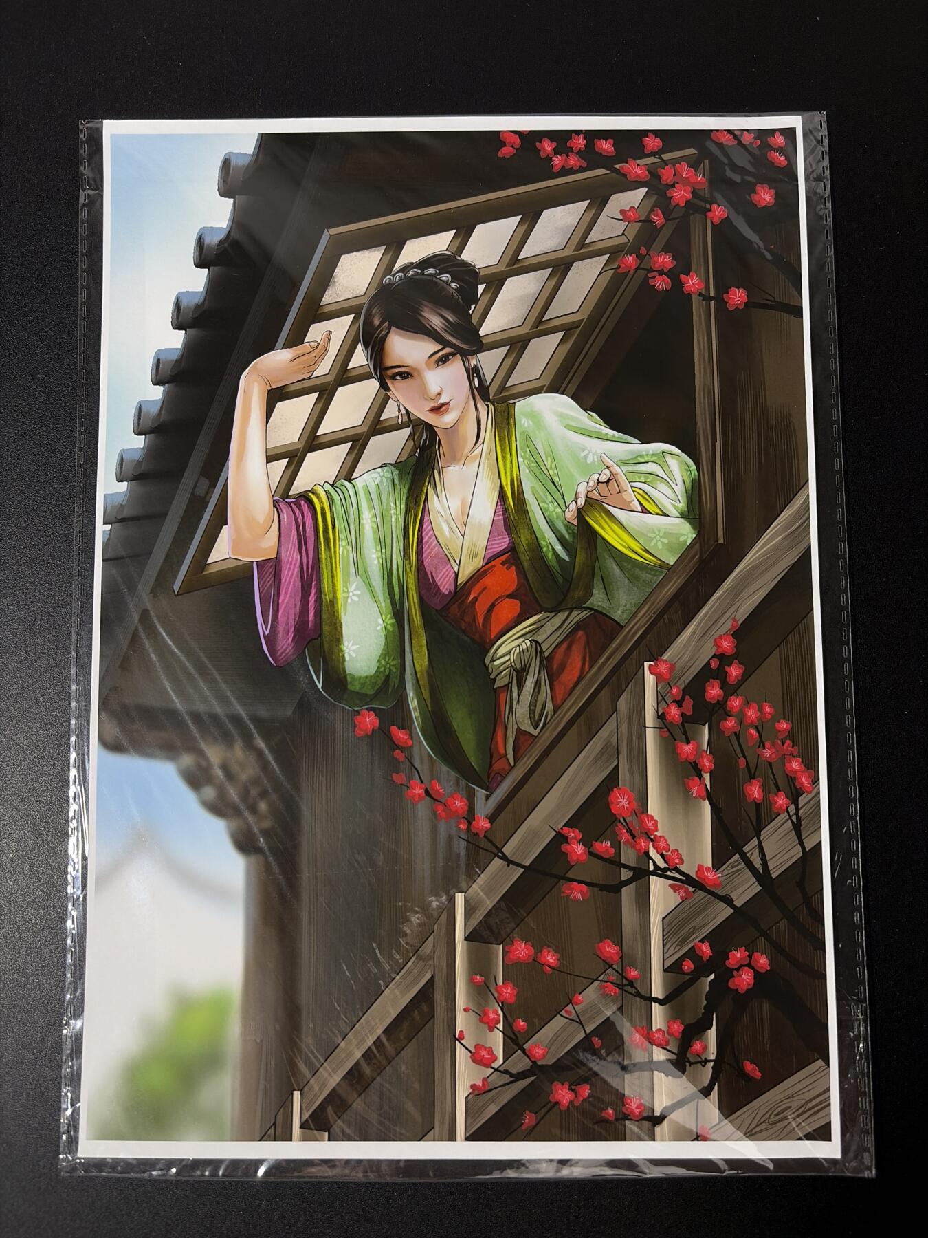 NO.30 好又多金牌大场，每周一站式配齐，方便凑单！（周6晚9点截拍，卖家送拍0抽成！） 小浣熊30周年水浒 李海生 潘金莲 高精度 A4艺术喷墨画 1张 量很稀少