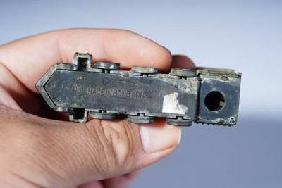 上海都达杂项专场102【全场包邮】  合金蒸汽火车头造型卷笔刀摆件65-340