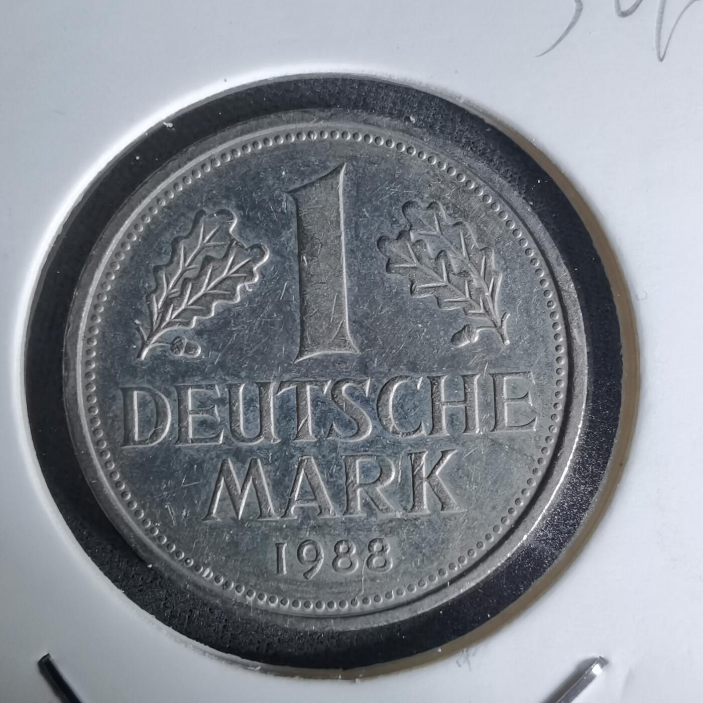 沼泽如烟--第1052场 德国1988年1马克