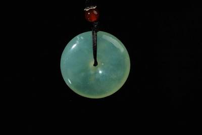 上海都达杂项专场八十一【全场包邮】  - 天然岫玉圆满平安扣挂件63-355