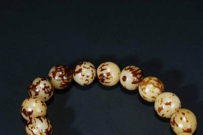 上海都达杂项专场102【全场包邮】  天然虎斑菩提手串65-121