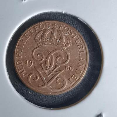 沼泽如烟--第1052场 - 瑞典1950年1欧尔