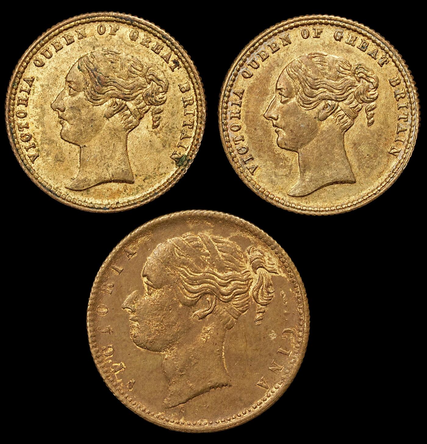修遠堂世界钱币第111期 1837 年维多利亚女王纪念 / 样币，代用币3枚 