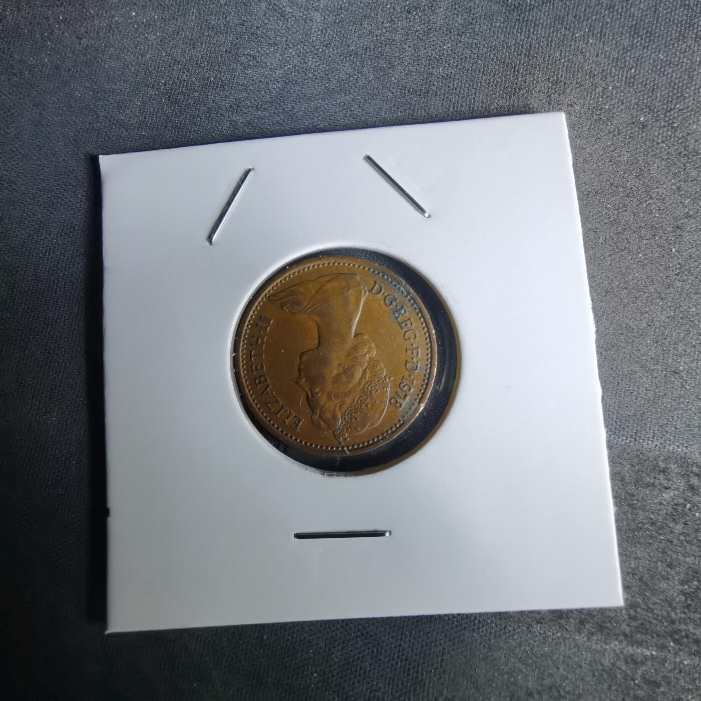 沼泽如烟--第1052场 英国1978年1便士