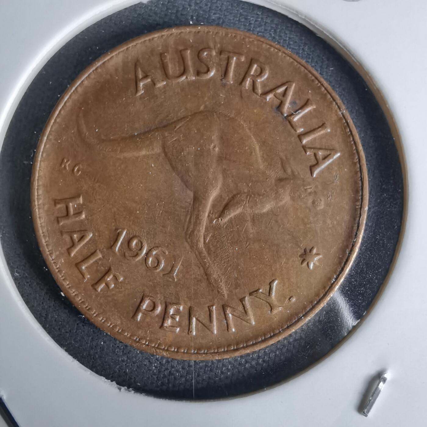 沼泽如烟--第1052场 澳大利亚1961年半便士