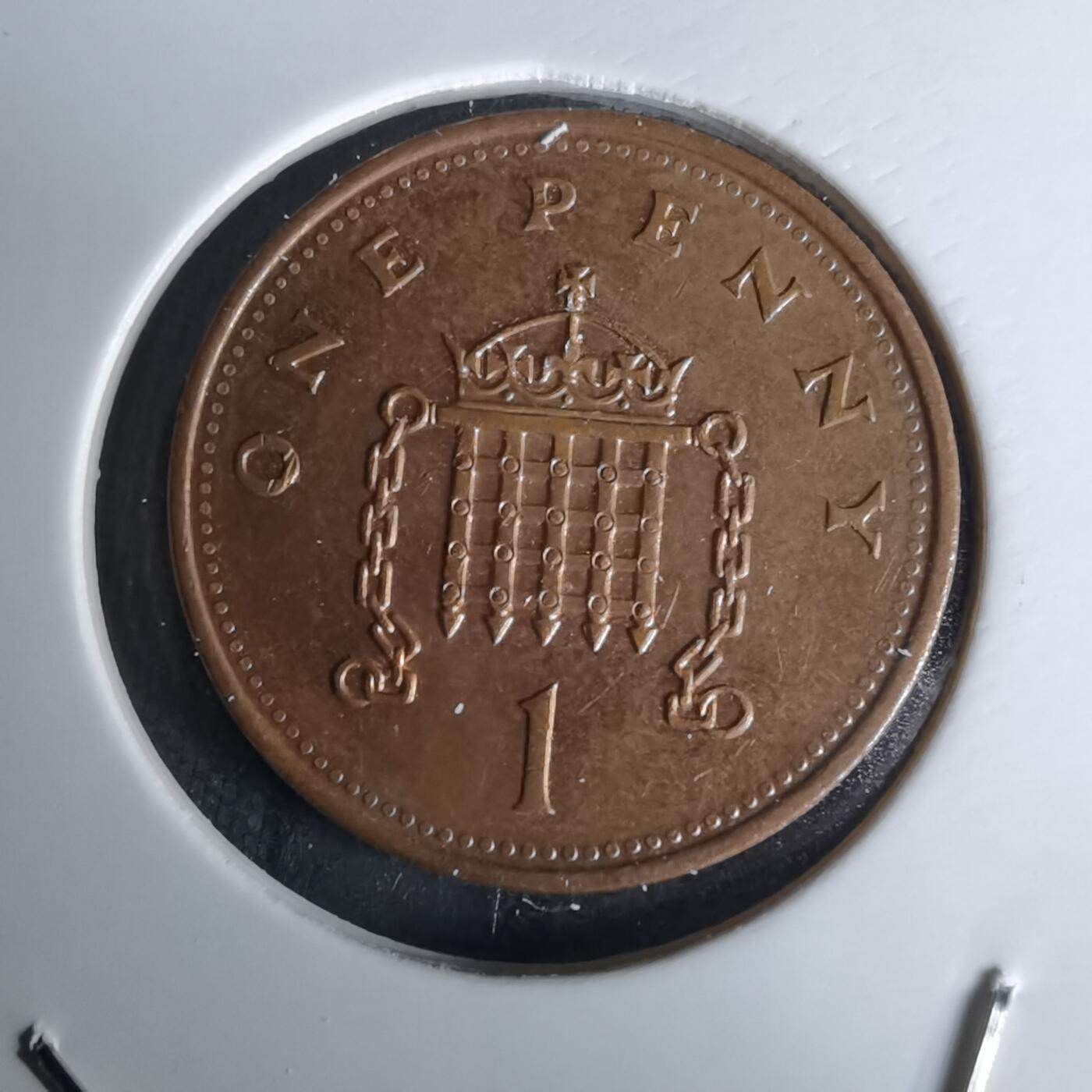 沼泽如烟--第1052场 英国1993年1便士