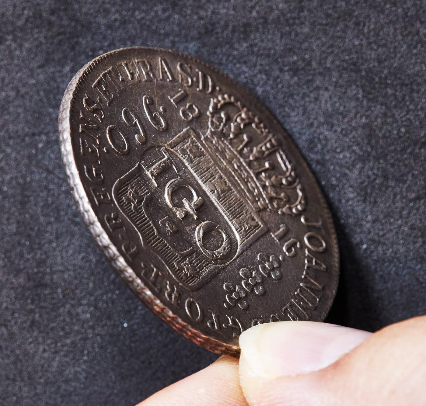 【俄甄集藏】满园春色-2026年(051)04-22星期三 晚 19:30 全场包邮 巴西1937-1955年政变时期戈亚斯州加盖1816年R版960瑞斯大银币，稀少品种