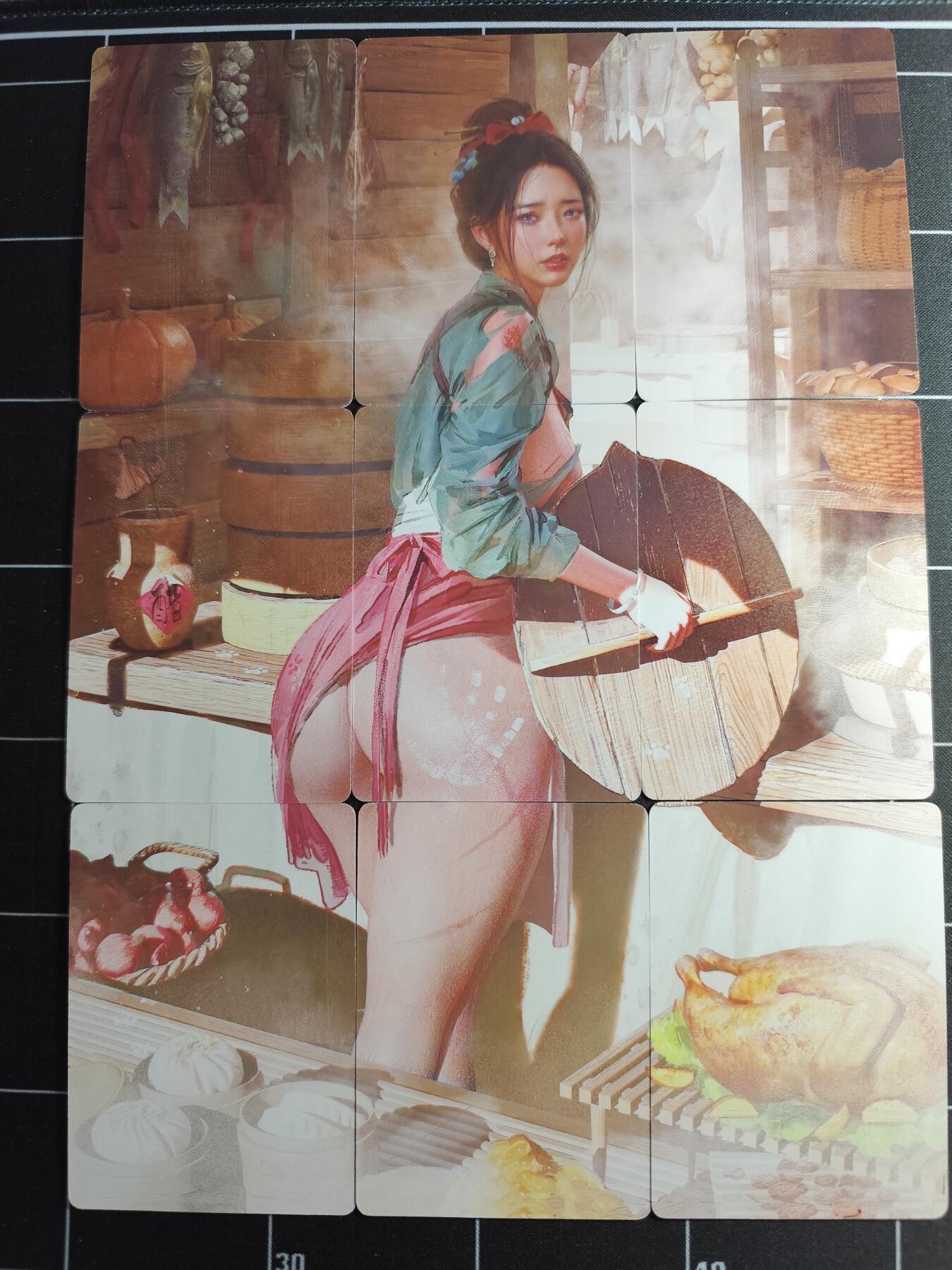 欢迎送拍、零成本上架，释放现金流，合理分配上拍卡品 【普卡九拼】ST刷子 孙雪娥一套9张  焱卡文化