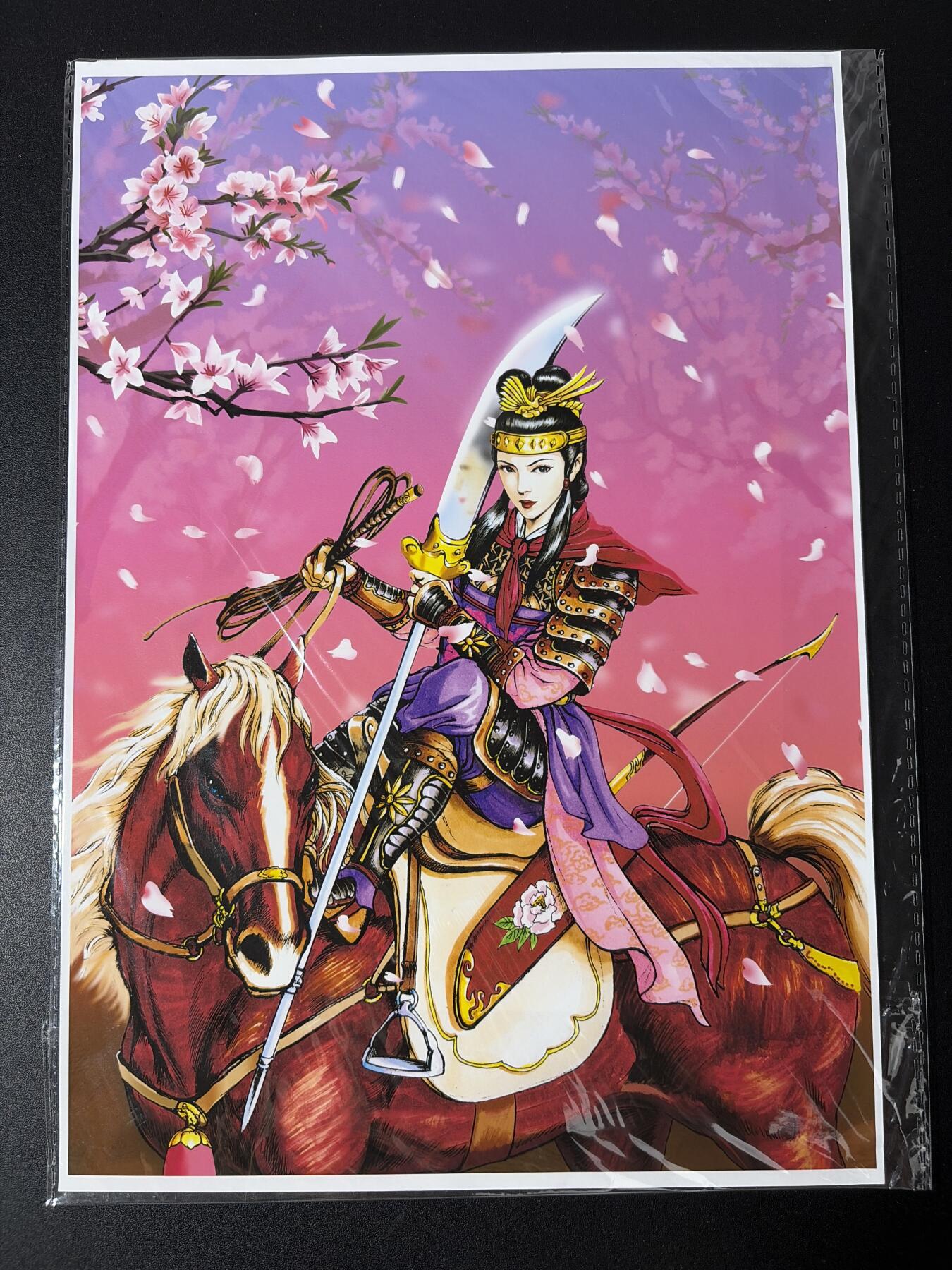 NO.30 好又多金牌大场，每周一站式配齐，方便凑单！（周6晚9点截拍，卖家送拍0抽成！） 小浣熊30周年水浒 李海生 扈三娘 高精度 A4艺术喷墨画 1张 量很稀少