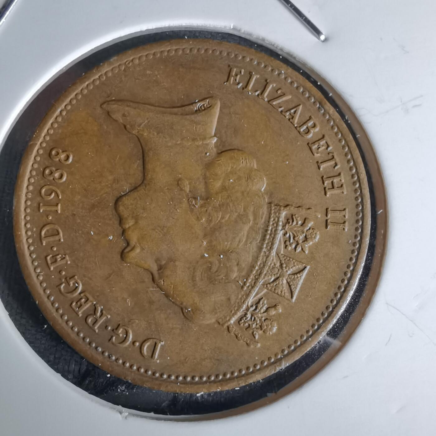 沼泽如烟--第1052场 英国1988年2便士