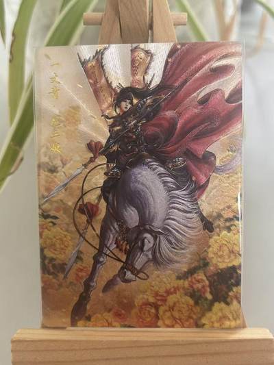 霸总卡牌第七期（低佣金 放心拍 周五23点截拍）持续收拍中～ 【谷粒】【限编粗闪】扈三娘 046/300