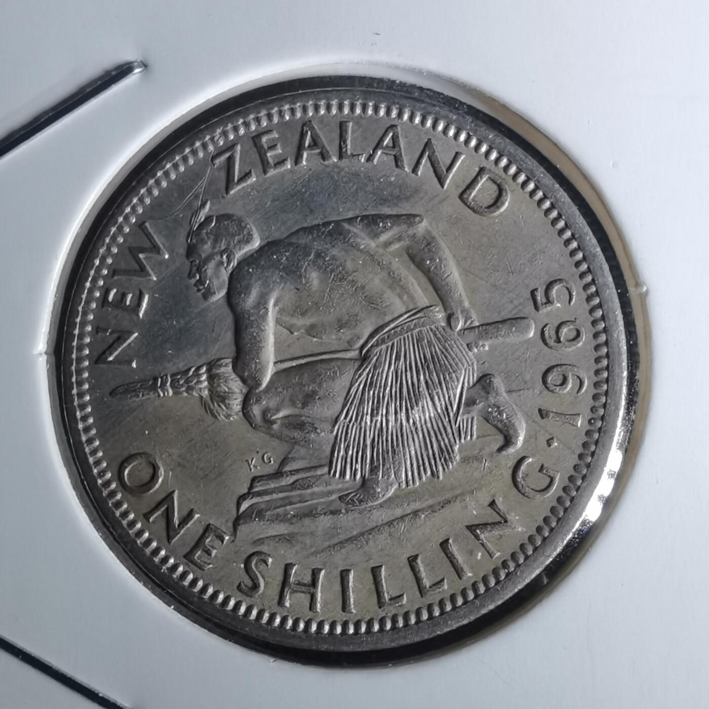 沼泽如烟--第1052场 新西兰1965年1先令