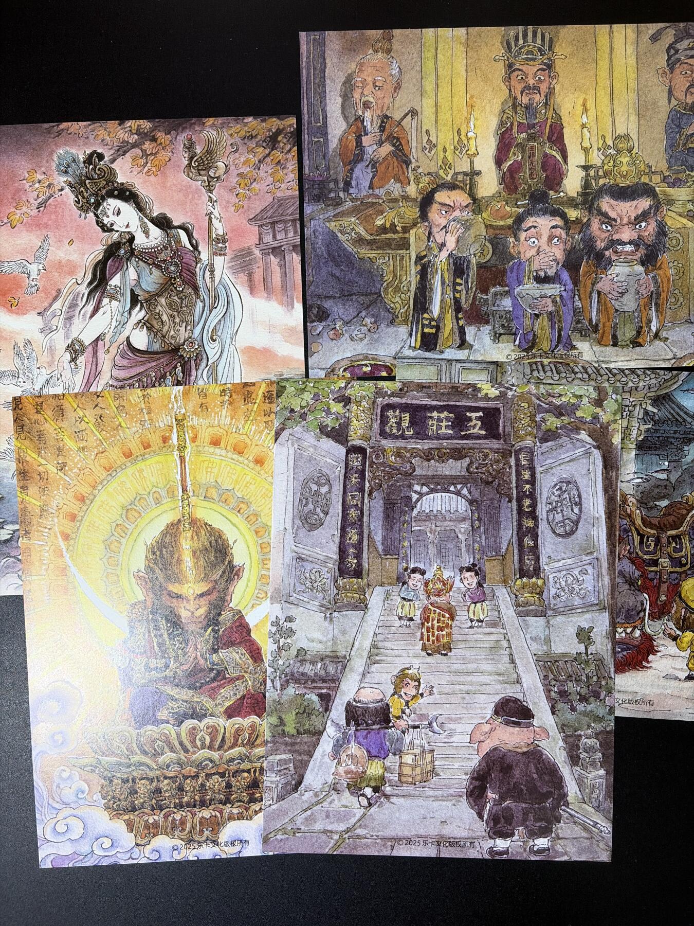 NO.30 好又多金牌大场，每周一站式配齐，方便凑单！（周6晚9点截拍，卖家送拍0抽成！） 乐卡文化 西游手记 第二弹 郭京辉装饰画4张+不二猿女儿国国王 A4装饰画 1套