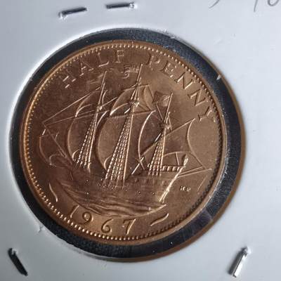 沼泽如烟--第1052场 - 英国1967年半便士